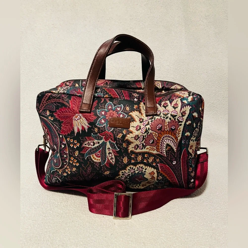 Etro Paisley Nylon Crossbody/Messenger Bag - Picture 5 of 11